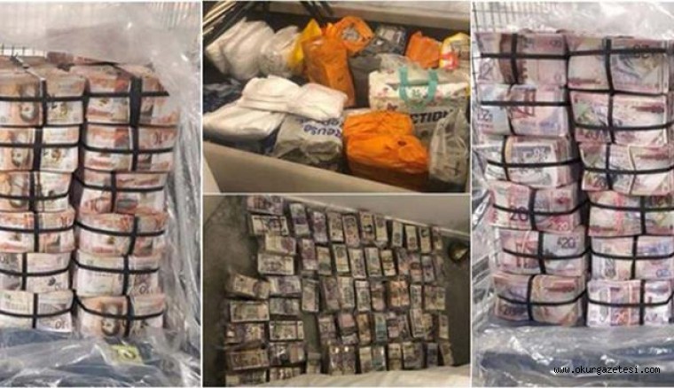 Baskın yapan polisler bile gözlerine inanamadı! Evden balyalar halinde 7.6 milyon dolar çıktı