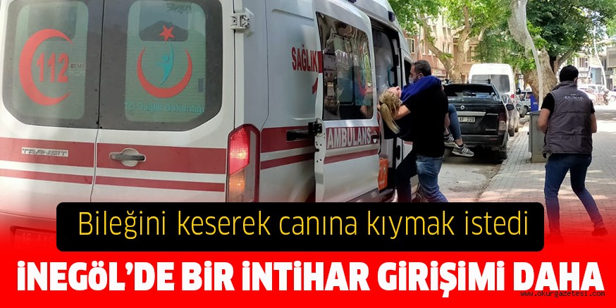 Bileğini keserek canına kıymak istedi