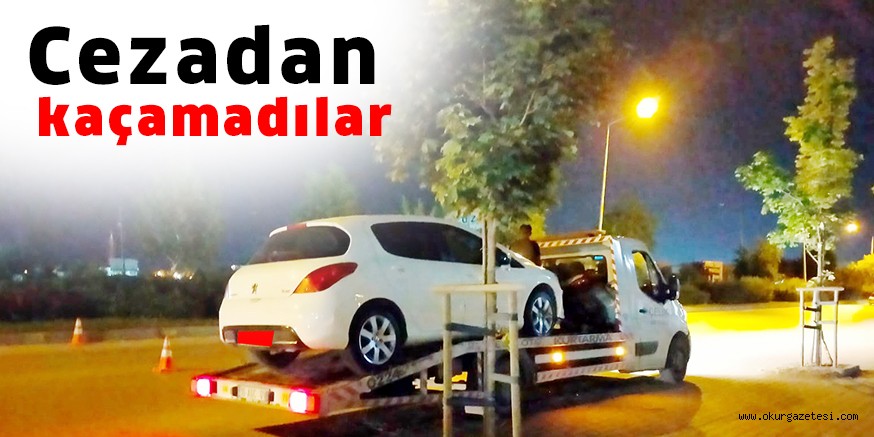 Cezadan kaçamadılar