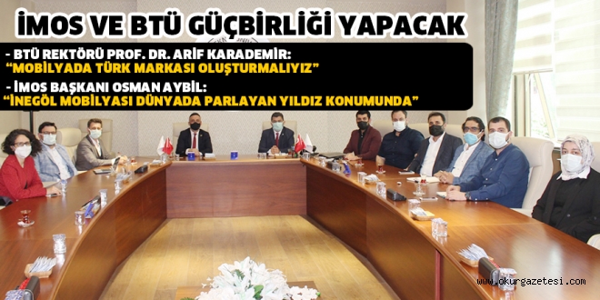 İMOS VE BTÜ GÜÇBİRLİĞİ YAPACAK