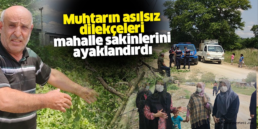 MAHALLE SAKiNLERiNi AYAĞA KALDIRDI