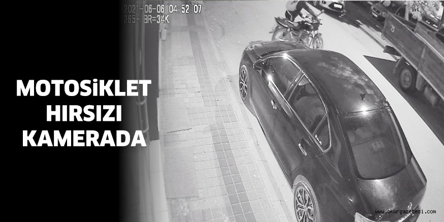 Motosikllet Hırsızı Kamerada