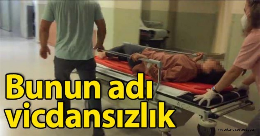 Vicdansız sürücü çarptı kaçtı