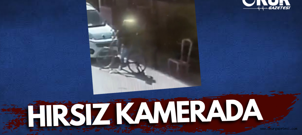 Bisiklet hırsızlığı kamerada