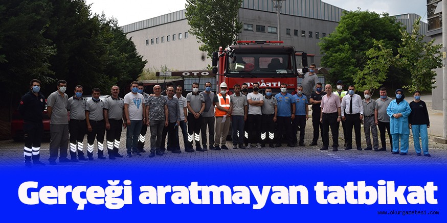 Gerçeği aratmayan tatbikat