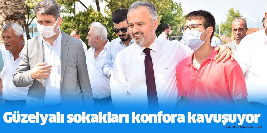 Güzelyalı sokakları konfora kavuşuyor