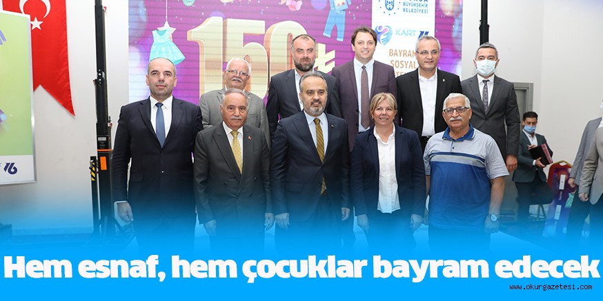 Hem esnaf hem çocuklar bayram edecek