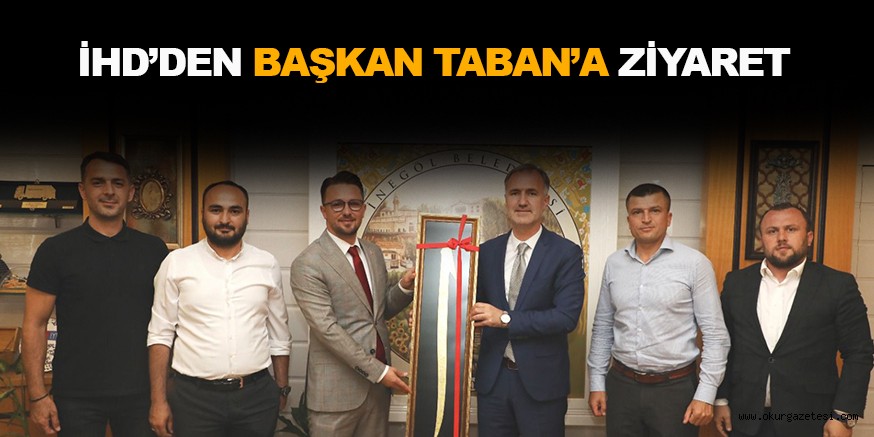 İHD’DEN BAŞKAN TABAN’A ZİYARET