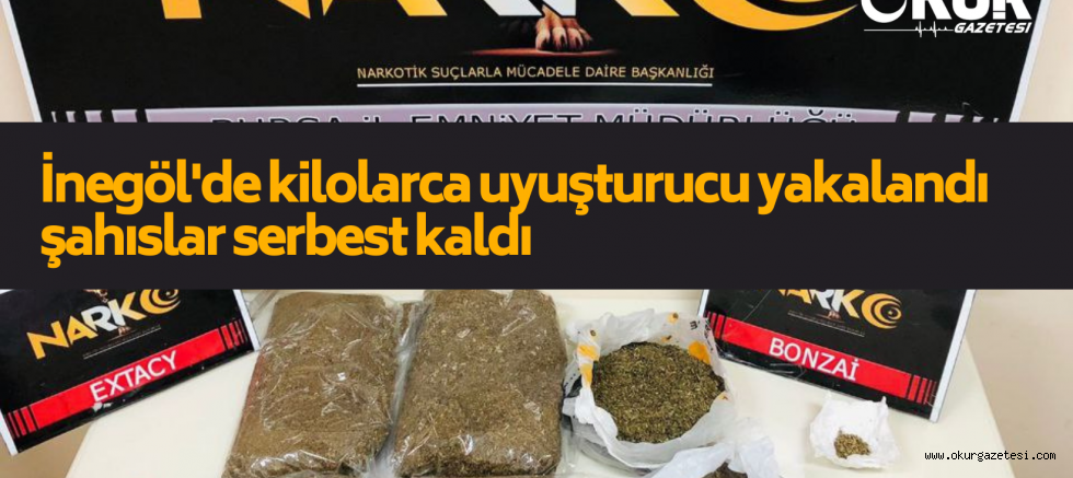 İnegöl’de 2 kilo uyuşturucu madde ele geçirildi