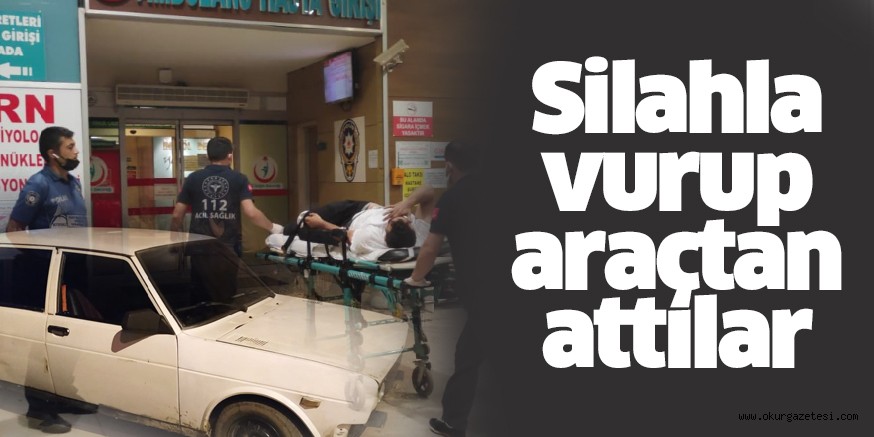 İnegöl’de arkadaşlarını silahla vurup araçtan attılar