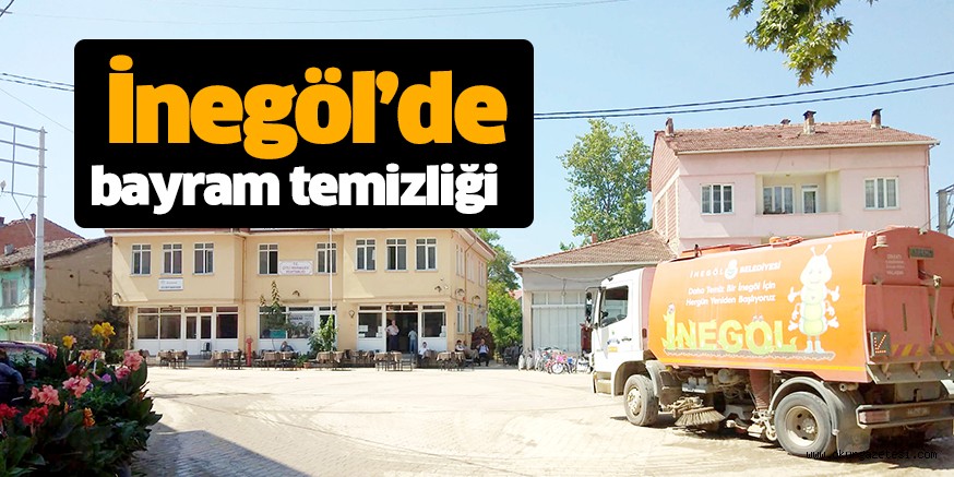 İnegöl’de bayram temizliği