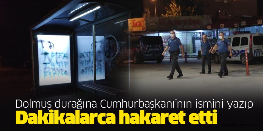 İnegöl’de dakikalarca Cumhurbaşkanına hakaret etti…