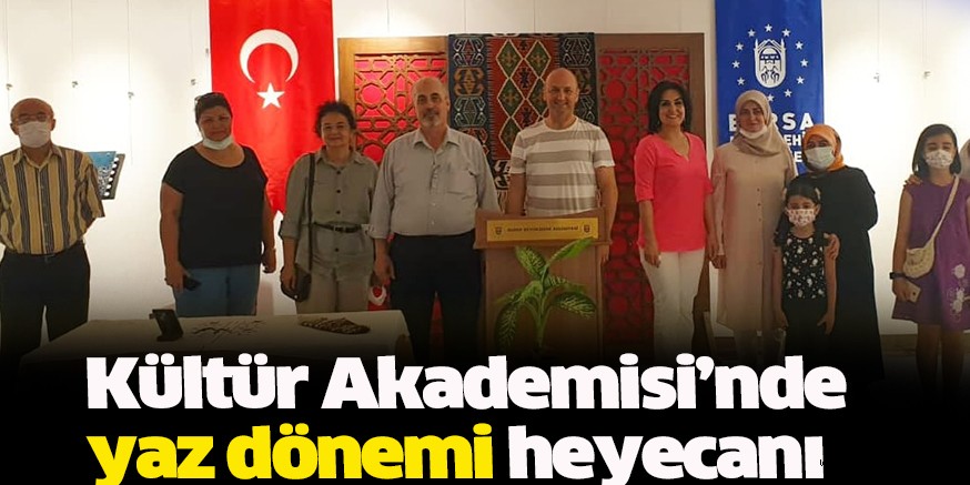 Kültür Akademisi’nde yaz dönemi heyecanı