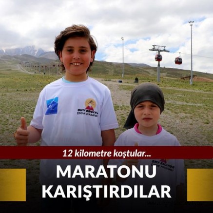 MARATONU KARIŞTIRDILAR, 12 KM KOŞTULAR
