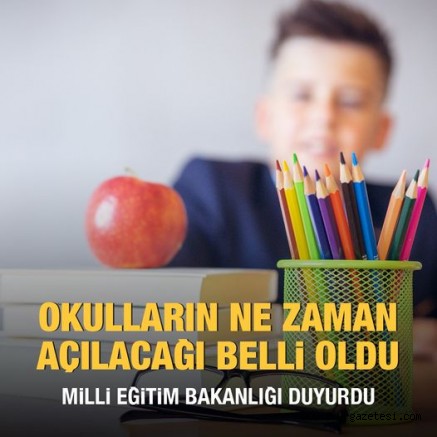 MEB YILLIK TAKViMiNi DUYURDU!