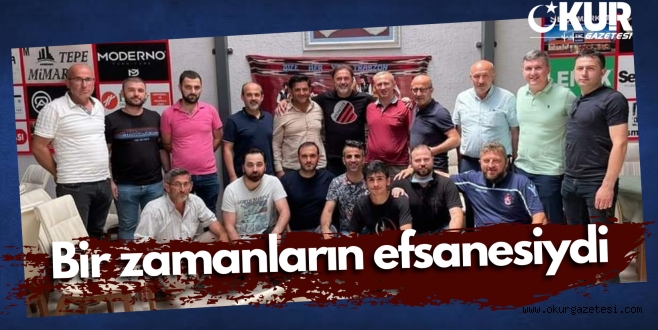 Trabzonspor’un efsane futbolcusu İnegöl’e geldi