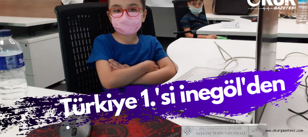 Türkiye’nin şampiyonu  İnegöllü minik Zeynep oldu