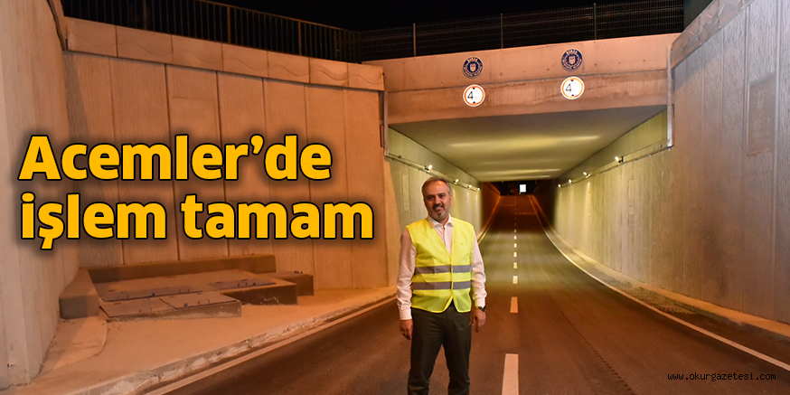 Acemler’de işlem tamam