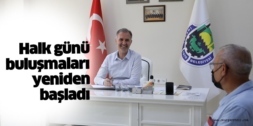 HALK GüNü BULUŞMALARI YENiDEN BAŞLADI