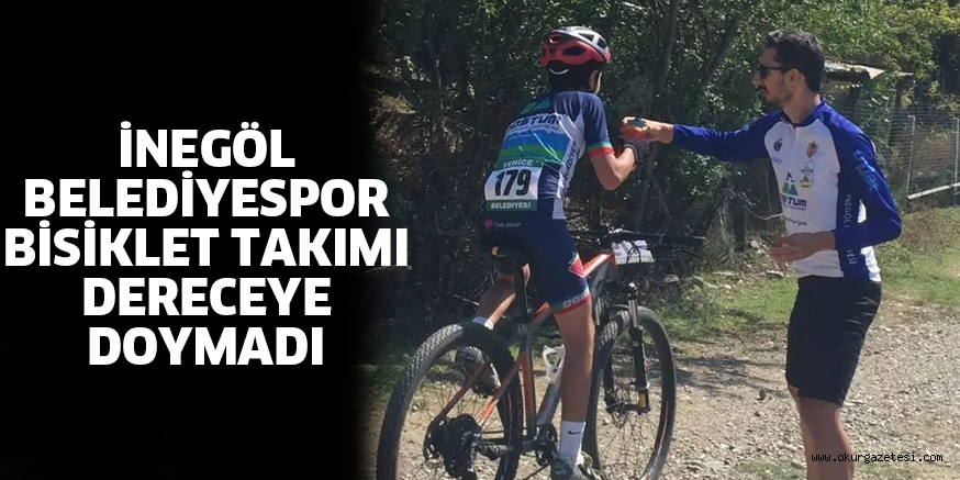 İNEGÖL BELEDİYESPOR BİSİKLET TAKIMI DERECEYE DOYMADI