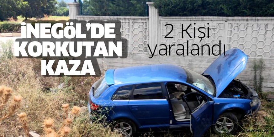 İnegöl’de korkutan kaza