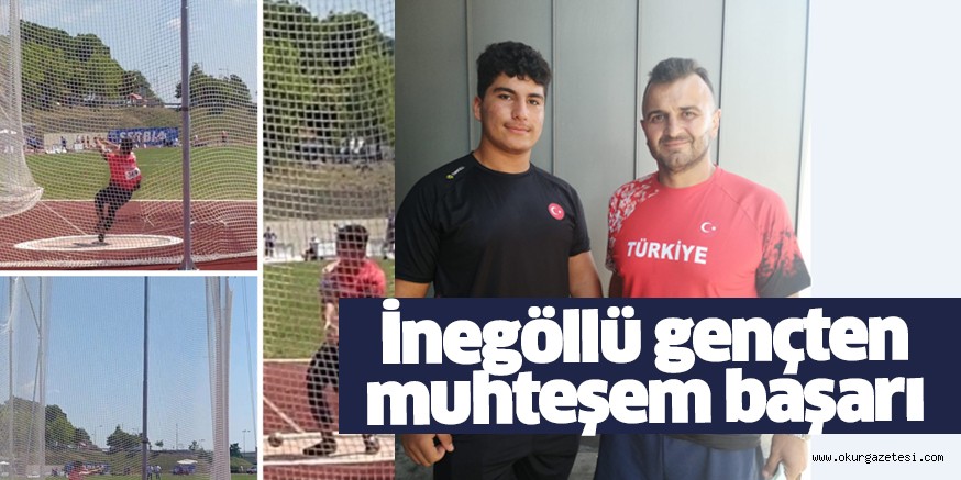 İnegöllü gençten muhteşem başarı Balkan 4.’sü oldu