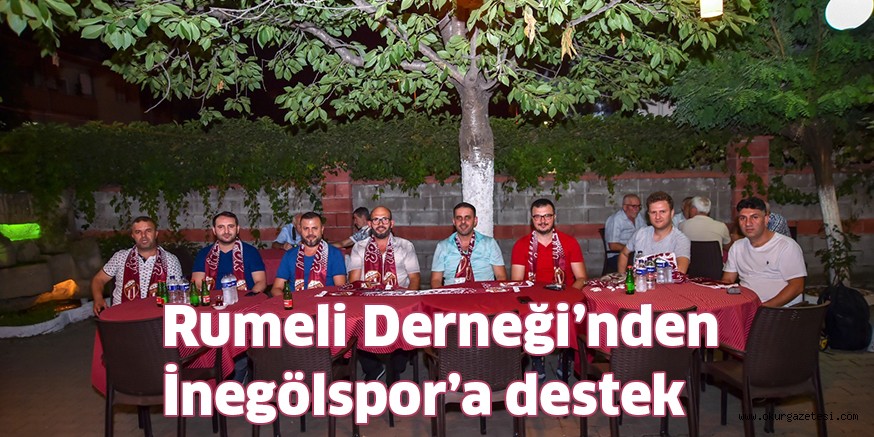 Rumeli Derneği’nden İnegölspor’a destek