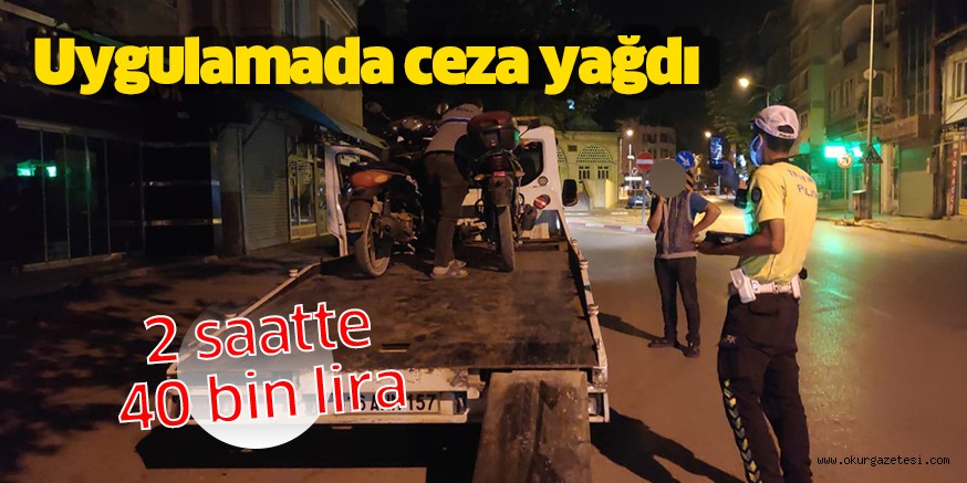 Uygulamada ceza yağdı