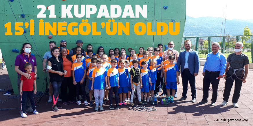 21 KUPADAN 15’İ İNEGÖL’ÜN OLDU