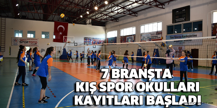 7 BRANŞTA KIŞ SPOR OKULLARI KAYITLARI BAŞLADI