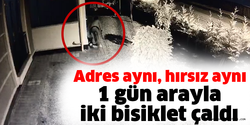 Adres aynı, hırsız aynı