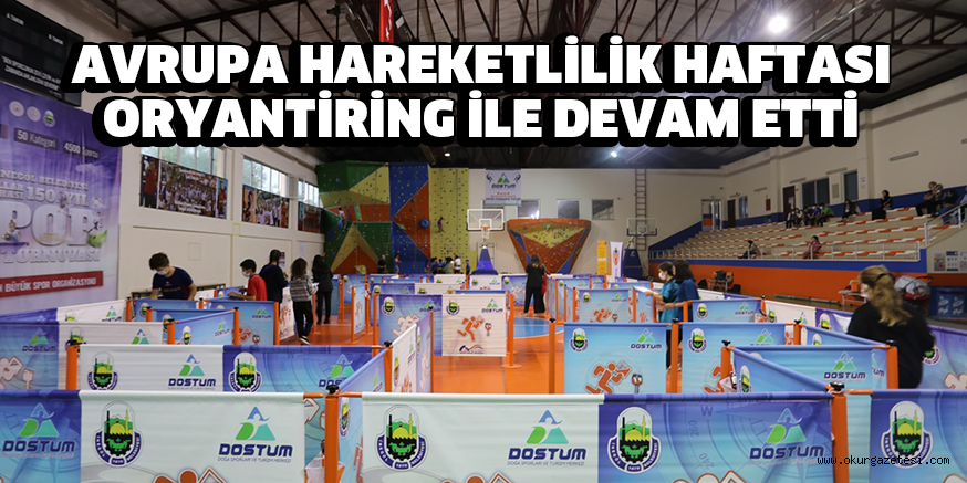 AVRUPA HAREKETLİLİK HAFTASI ORYANTİRİNG İLE DEVAM ETTİ