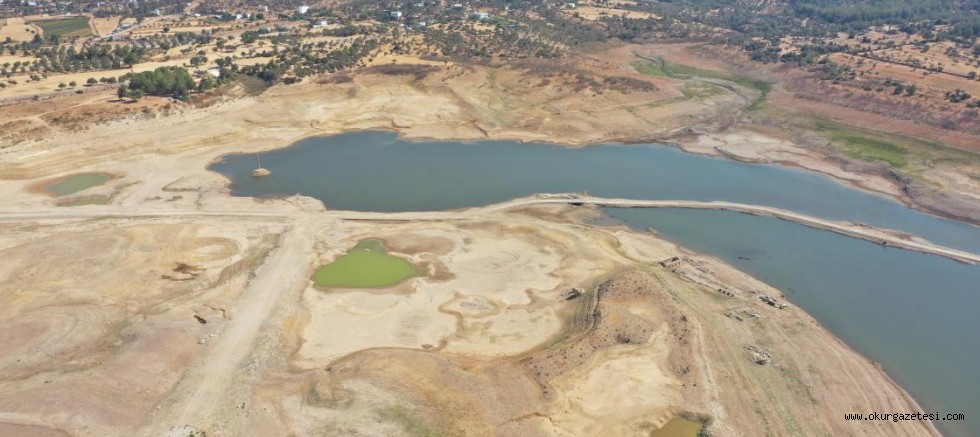 Bodrum’un suyunu karşılayan Mumcular Barajı yüzde 10’luk seviyenin altına düştü