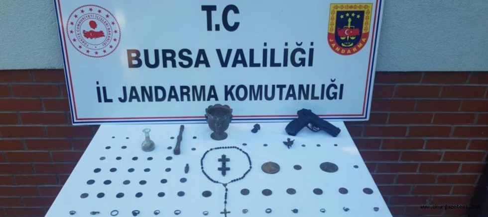 Bursa’da tarihi eser satmaya çalışan 4 kişi gözaltına alındı