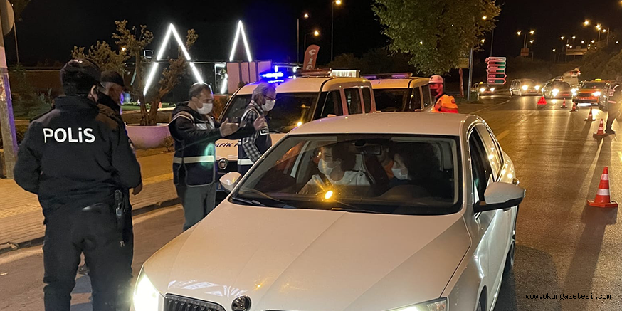 Drone destekli asayiş uygulaması yapıldı