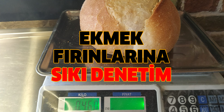 EKMEK FIRINLARINA SIKI DENETİM