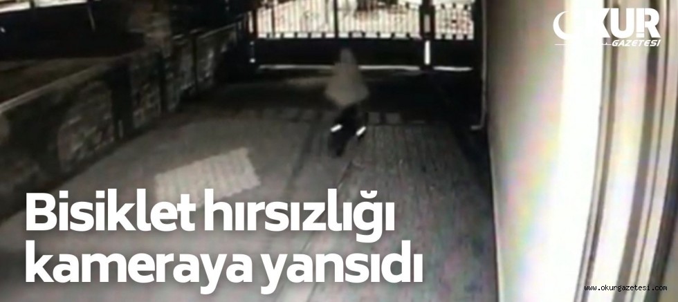 İnegöl’de bisiklet hırsızlığı kamerada