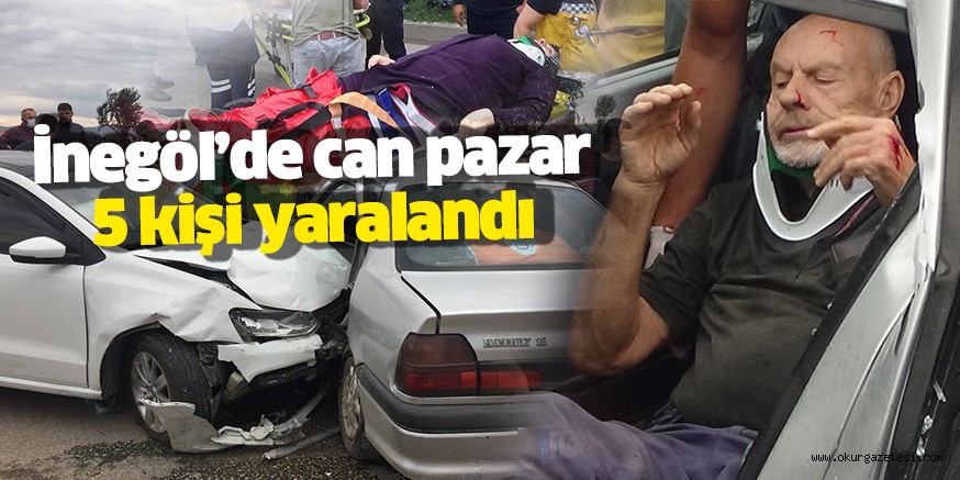 İnegöl’de can pazarı; 5 yaralı