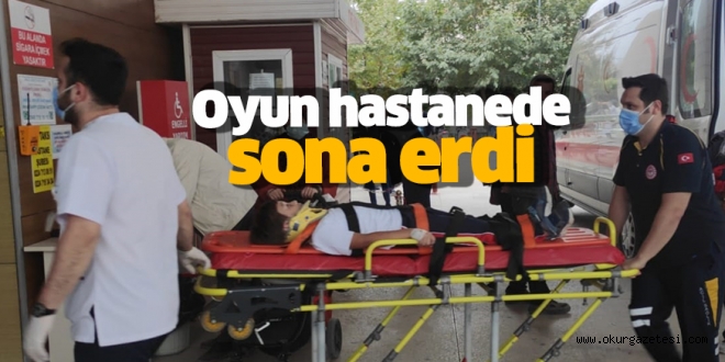 Okul merdivenlerinden düşen 8 yaşındaki öğrenci hastaneye kaldırıldı