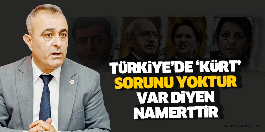 TüRKiYE’DE ‘KüRT’ SORUNU YOKTUR VAR DiYEN NAMERTTiR