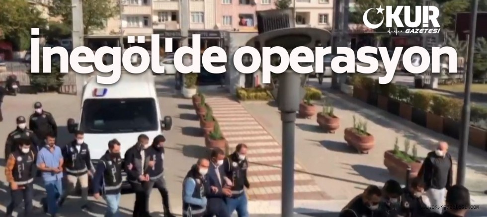 İnegöl’de tefecilik ve yağma suçlarından gözaltına alınan 5 kişiden 3’ü tutuklandı