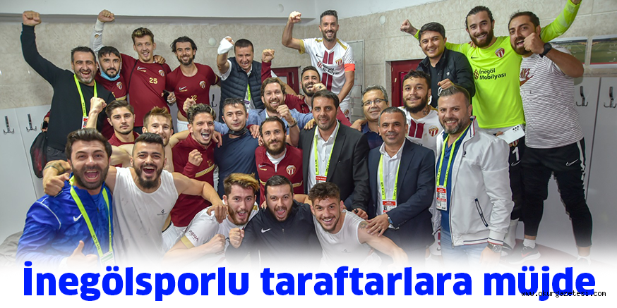 İnegölsporlu taraftarlara müjde