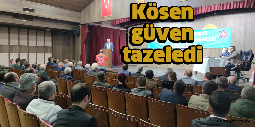 Kösen güven tazeledi