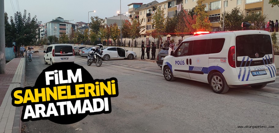 Polisin ‘dur’ ihtarına uymayarak kaçan araçta ruhsatsız silah ele geçirildi