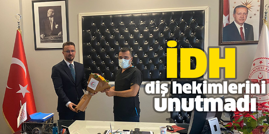 İDH diş hekimlerini unutmadı
