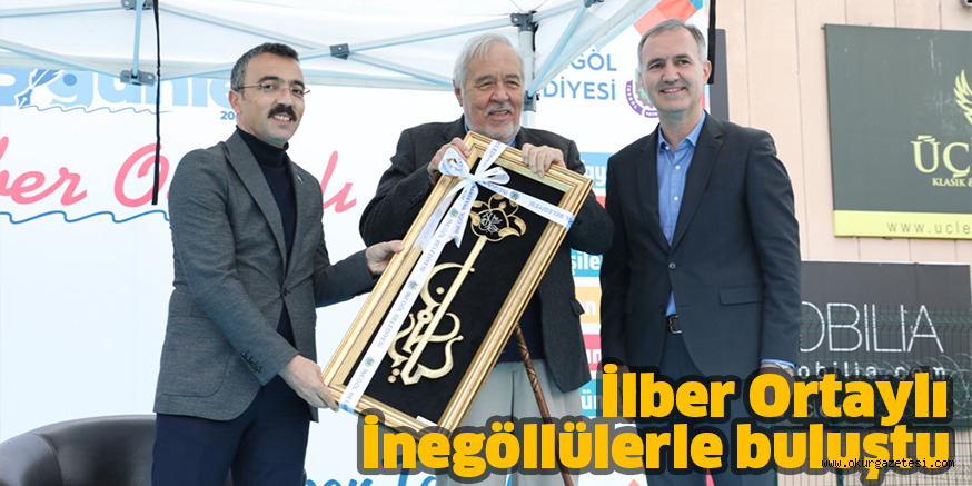 İlber Ortaylı İnegöllülerle buluştu