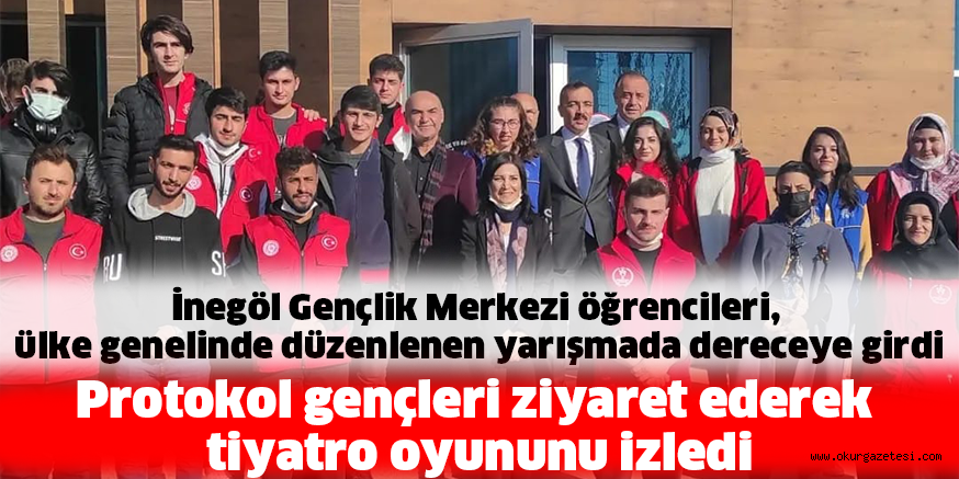 İnegöl Gençlik Merkezi öğrencileri, ülke genelinde düzenlenen yarışmada dereceye girdi