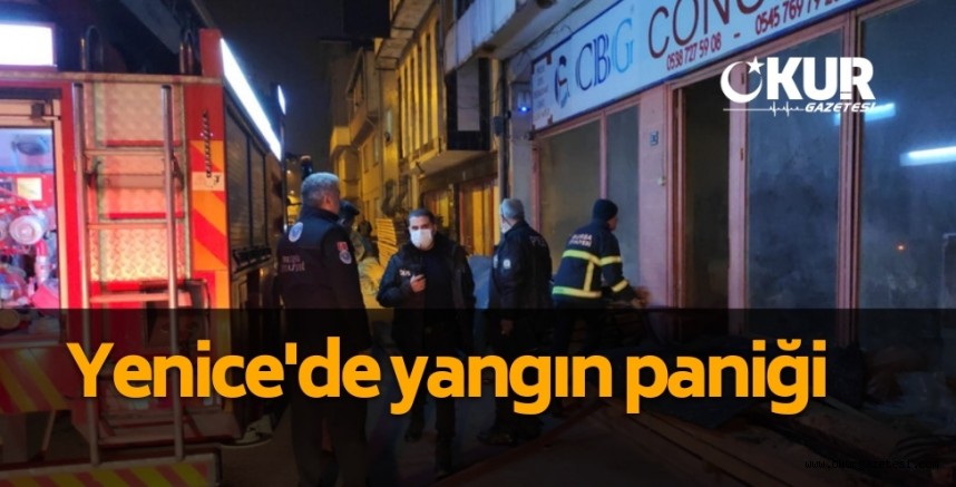 Koltuk döşeme işletmesinde çıkan yangın söndürüldü