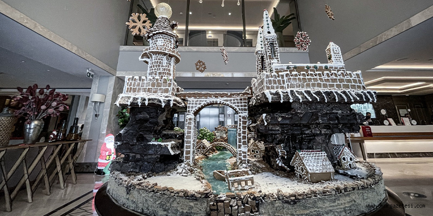 Bursalı şef otelin mutfağında zencefilli kurabiyeden