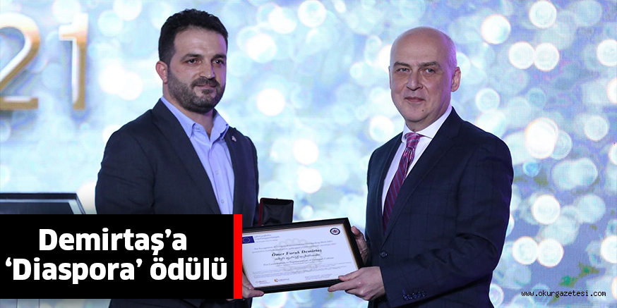 Demirtaş’a ‘Diaspora’ ödülü